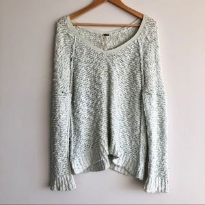 FREE PEOPLE Oversized Chunky Knit Sweater